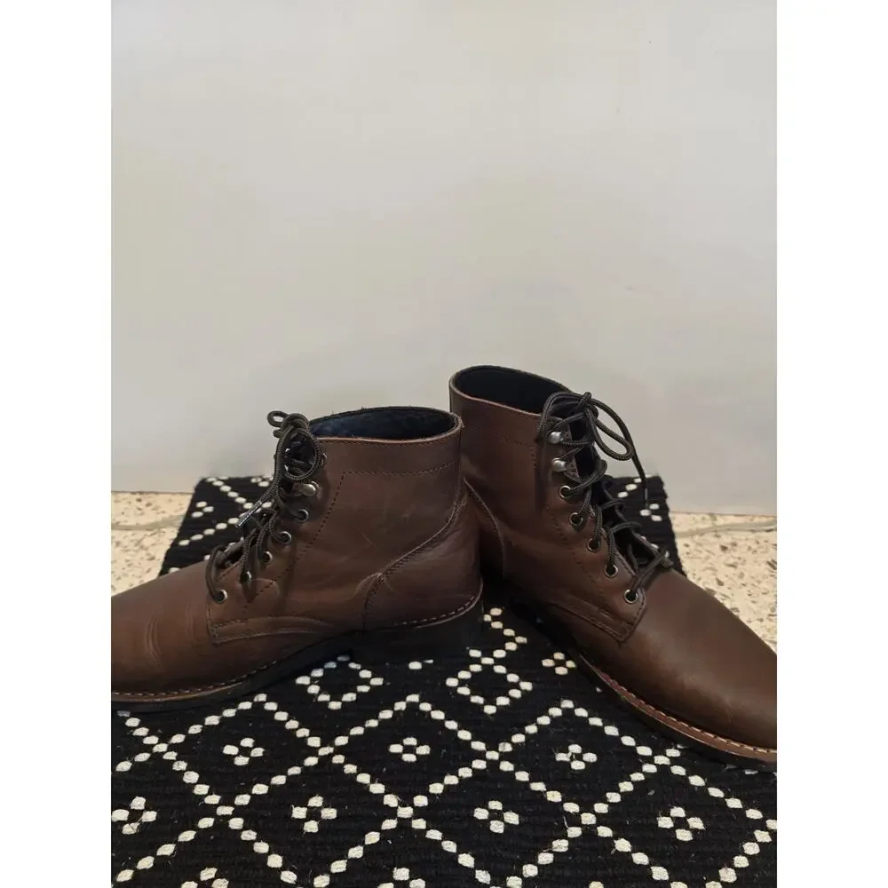 Thursday Everyday Boots Mens Size 9.5 Brown Dress Dressy Small Batch Handmade